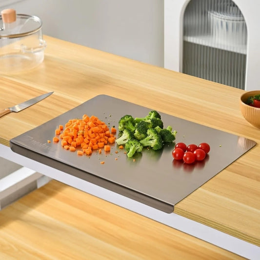 Chopvia Stainless Steel Counter Top Chopping Board
