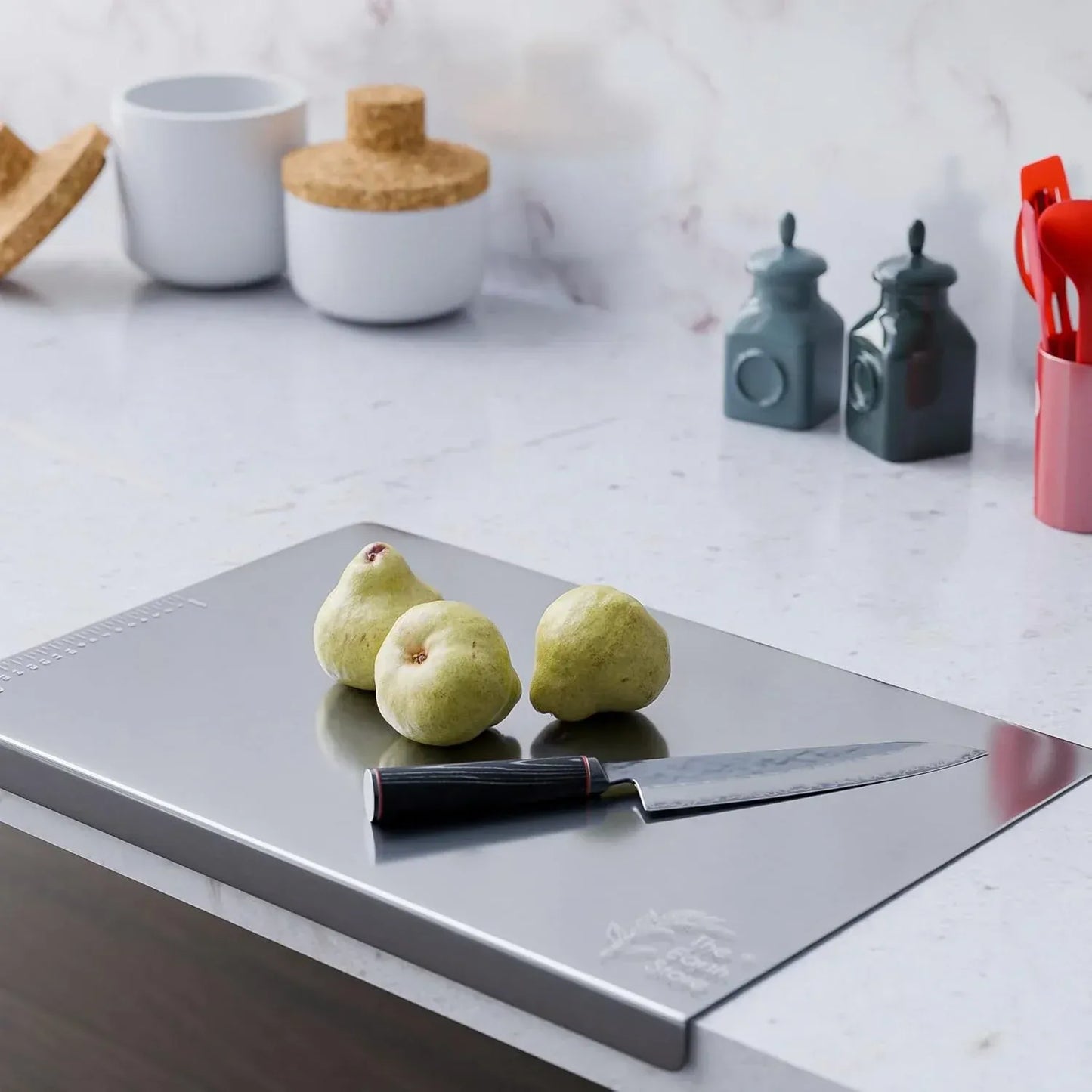 Chopvia Stainless Steel Counter Top Chopping Board